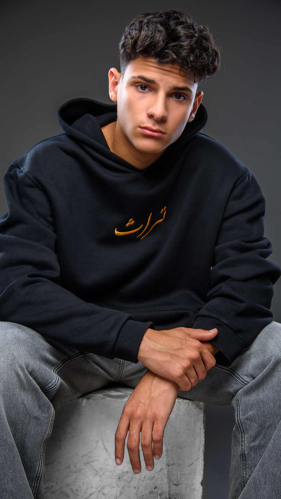 Port Said spirit hoodie - Turath black edition